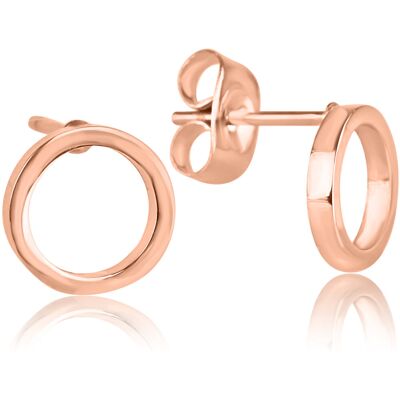 Meucci Náušnice Krúžok rose gold Meucci Náušnice Krúžok rose gold