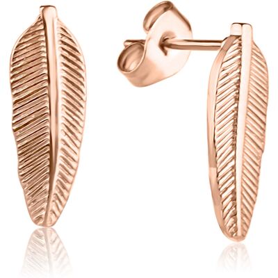 Meucci Náušnice Pierko rose gold Meucci Náušnice Pierko rose gold