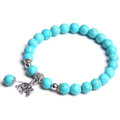 Silver Star Jadestone dámsky náramok, Syn. Turquoise, 21 cm Silver Star Jadestone dámsky náramok, Syn. Turquoise, 21 cm