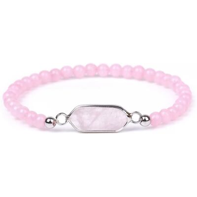 Silver Star Starfall dámsky náramok, ružový, Rose Quartz, 23 cm Silver Star Starfall dámsky náramok, ružový, Rose Quartz, 23 cm