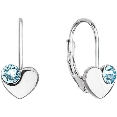 EVOLUTION GROUP 31299.3 aqua dekorované kryštálmi Swarovski (Ag 925/1000, 1,5 g) EVOLUTION GROUP 31299.3 aqua dekorované kryštálmi Swarovski (Ag 925/1000, 1,5 g)