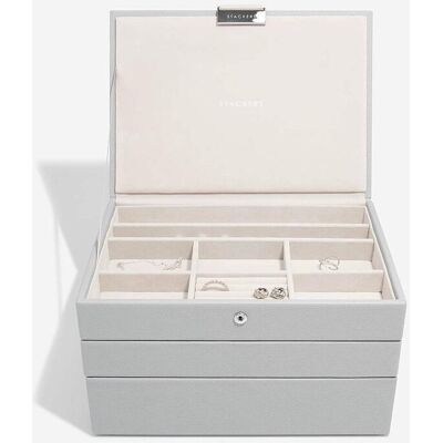 STACKERS 3 v 1 Pebble Grey Classic Set 74497 STACKERS 3 v 1 Pebble Grey Classic Set 74497
