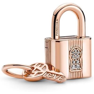 PANDORA Moments 780088C01 Visiaci zámok s kľúčom PANDORA Moments 780088C01 Visiaci zámok s kľúčom