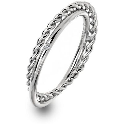 HOT DIAMONDS Jasmine DR210 / M (Ag 925 / 1 000 2 g), veľ. 52 HOT DIAMONDS Jasmine DR210 / M (Ag 925 / 1 000 2 g), veľ. 52
