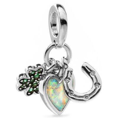 PANDORA Štvorlístok, srdce a podkova 792755C01 (Ag 925/1000, 2 g) PANDORA Štvorlístok, srdce a podkova 792755C01 (Ag 925/1000, 2 g)