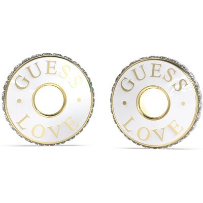 GUESS Náušnice Love Guess JUBE04084JWYGWHT/U GUESS Náušnice Love Guess JUBE04084JWYGWHT/U
