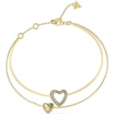 GUESS Ladies Gold Tone Bracelet JUBB05027JWYGS GUESS Ladies Gold Tone Bracelet JUBB05027JWYGS
