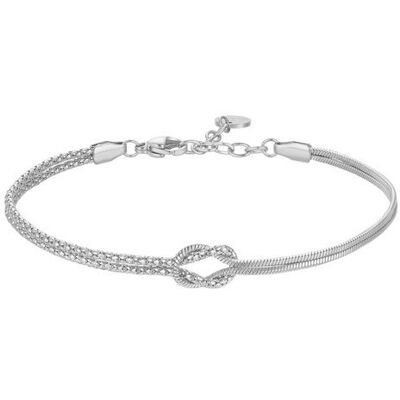 LUCA BARRA Steel Bracelet With Knot LUCA BARRA Steel Bracelet With Knot