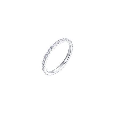 LUCA BARRA Ring With Infinity And White Zircons Size S LUCA BARRA Ring With Infinity And White Zircons Size S