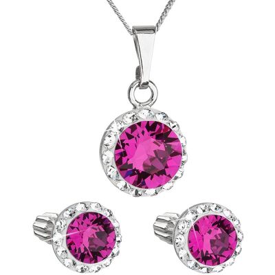 EVOLUTION GROUP 39352.3 fuchsia s kryštáľmi Swarovski (striebro 925/1000; 3 g) EVOLUTION GROUP 39352.3 fuchsia s kryštáľmi Swarovski (striebro 925/1000; 3 g)