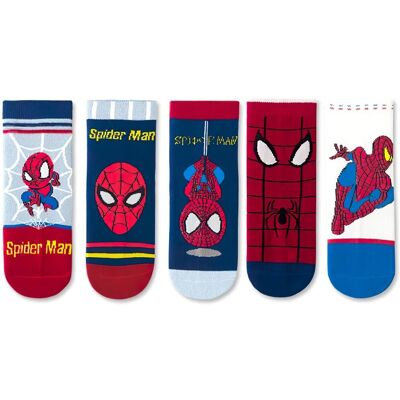 Snugs Spiderman: Superhero – detské ponožky 3 – 5 rokov 5 párov Snugs Spiderman: Superhero – detské ponožky 3 – 5 rokov 5 párov