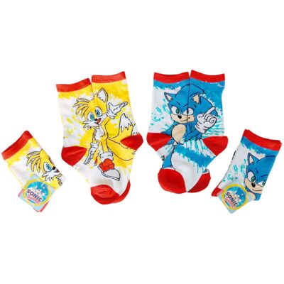 Snugs Ježko Sonic a Líška Tails – detské ponožky 5 – 8 rokov 4 páry Snugs Ježko Sonic a Líška Tails – detské ponožky 5 – 8 rokov 4 páry