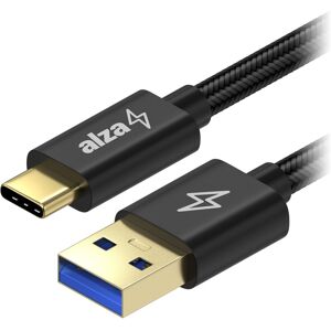 AlzaPower AluCore USB-A to USB-C 3.2 Gen 1 5Gbps 1m čierny AlzaPower AluCore USB-A to USB-C 3.2 Gen 1 5Gbps 1m čierny