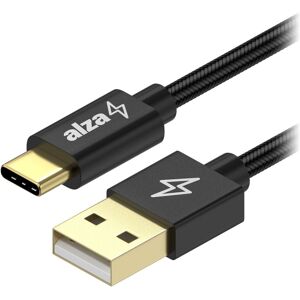 AlzaPower AluCore Charge USB-A to USB-C 2.0 0.5m čierny AlzaPower AluCore Charge USB-A to USB-C 2.0 0.5m čierny