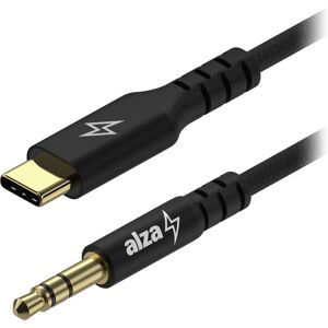 AlzaPower AluCore USB-C to 3,5mm Jack (M) 1m čierny AlzaPower AluCore USB-C to 3,5mm Jack (M) 1m čierny