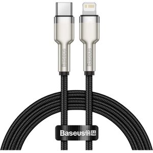 Baseus Basesu Cafule Series nabíjací/dátový kábel USB-C na Lightning PD 20 W 2 m, čierny Baseus Basesu Cafule Series nabíjací/dátový kábel USB-C na Lightning PD 20 W 2 m, čierny