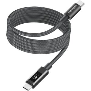 ChoeTech PD60W USB-C na USB-C Digital Display 1,2 m Magnet Nylon Cable Grey ChoeTech PD60W USB-C na USB-C Digital Display 1,2 m Magnet Nylon Cable Grey