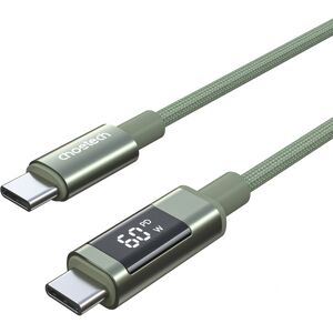 ChoeTech PD60W USB-C na USB-C Digital Display 1,2 m Nylon Cable Dark green ChoeTech PD60W USB-C na USB-C Digital Display 1,2 m Nylon Cable Dark green