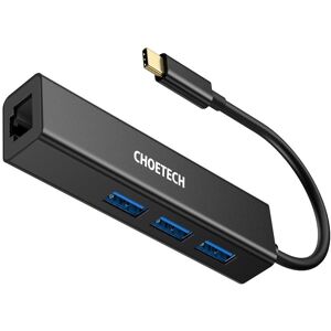 Choetech 4-In-1 USB-C to RJ45 Adaptér Choetech 4-In-1 USB-C to RJ45 Adaptér