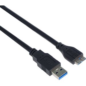 PremiumCord USB 3.0 prepojovací 1m A-Microbe čierny PremiumCord USB 3.0 prepojovací 1m A-Microbe čierny