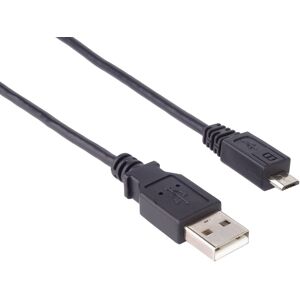 PremiumCord USB 2.0 prepojovací AB micro 5m čierny PremiumCord USB 2.0 prepojovací AB micro 5m čierny