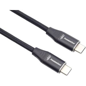 PremiumCord Kabel USB-C M / M, 240 W 480 Mbps, 1 m PremiumCord Kabel USB-C M / M, 240 W 480 Mbps, 1 m