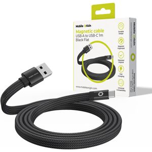Mobile Origin Magnetic Flat Patented Original Cable USB-A to USB-C 1 m, Black Mobile Origin Magnetic Flat Patented Original Cable USB-A to USB-C 1 m, Black