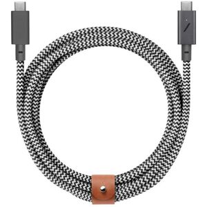 Native Union Belt Cable C-C PRO 2.4 m 240 W Zebra Native Union Belt Cable C-C PRO 2.4 m 240 W Zebra