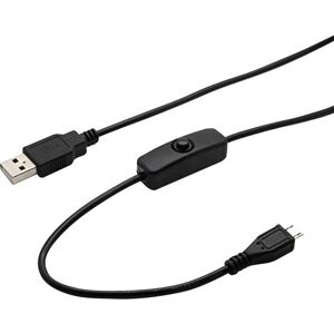 RASPBERRY Pi USB-A/USB-B napájací kábel s vypínačom RASPBERRY Pi USB-A/USB-B napájací kábel s vypínačom