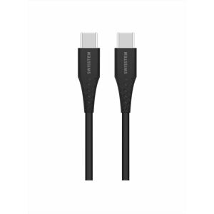 Swissten kábel TPE USB-C/USB-C Power Delivery 5 A (100 W) 1,5 m čierny Swissten kábel TPE USB-C/USB-C Power Delivery 5 A (100 W) 1,5 m čierny