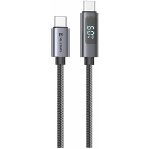 Swissten LCD kábel USB-C/USB-C 1 m Swissten LCD kábel USB-C/USB-C 1 m