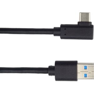 PremiumCord Kábel USB typ C/M zahnutý konektor 90° – USB 3.0 A/M, 1 m PremiumCord Kábel USB typ C/M zahnutý konektor 90° – USB 3.0 A/M, 1 m