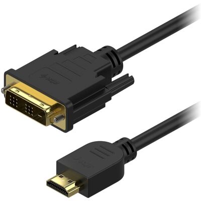 AlzaPower DVI-D to HDMI Single Link 2m čierny AlzaPower DVI-D to HDMI Single Link 2m čierny