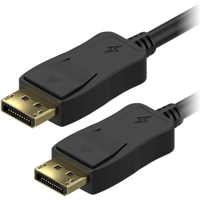 AlzaPower Core DisplayPort 1.2 4K tienený 2m čierny AlzaPower Core DisplayPort 1.2 4K tienený 2m čierny