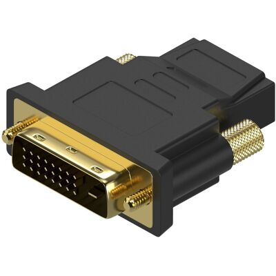 AlzaPower DVI-D (24+1) (M) to HDMI (F) FullHD čierny AlzaPower DVI-D (24+1) (M) to HDMI (F) FullHD čierny