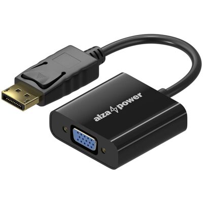 AlzaPower DisplayPort (M) to VGA (F) 0,18 m lesklý čierny AlzaPower DisplayPort (M) to VGA (F) 0,18 m lesklý čierny