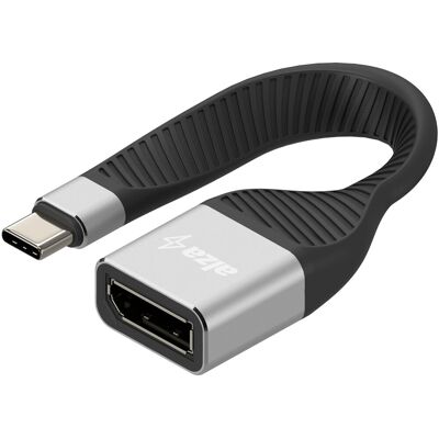 AlzaPower FlexCore USB-C 3.2 Gen 2 (M) to DisplayPort (F) čierny AlzaPower FlexCore USB-C 3.2 Gen 2 (M) to DisplayPort (F) čierny