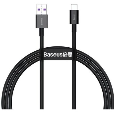 Baseus Superior Series rýchlonabíjací kábel USB/Type-C 66 W 2 m čierny Baseus Superior Series rýchlonabíjací kábel USB/Type-C 66 W 2 m čierny
