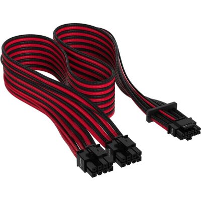 Corsair Premium Individually Sleeved 12+4pin PCIe Gen 5 12VHPWR 600 W cable Type 4 Red/Black Corsair Premium Individually Sleeved 12+4pin PCIe Gen 5 12VHPWR 600 W cable Type 4 Red/Black