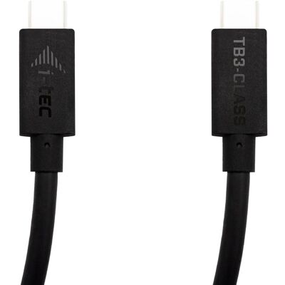 I-TEC Thunderbolt 3 – Class kabel, 40 Gbps, 100W Power Delivery, USB-C 3.2 gen. 2 kompatibilný, 150c I-TEC Thunderbolt 3 – Class kabel, 40 Gbps, 100W Power Delivery, USB-C 3.2 gen. 2 kompatibilný, 150c