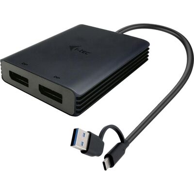 i-tec USB-A/USB-C Dual 4K DP Video Adaptér i-tec USB-A/USB-C Dual 4K DP Video Adaptér