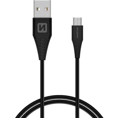 Swissten dátový kábel USB/ microUSB 1.5 m čierny (6.5 mm) Swissten dátový kábel USB/ microUSB 1.5 m čierny (6.5 mm)
