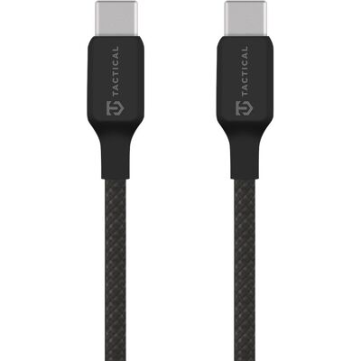 Tactical Stitch Thread Cable USB-C/USB-C 1 m Black Tactical Stitch Thread Cable USB-C/USB-C 1 m Black