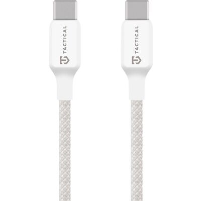Tactical Stitch Thread Cable USB-C/USB-C 0,3 m White Tactical Stitch Thread Cable USB-C/USB-C 0,3 m White