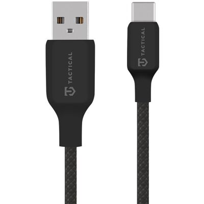 Tactical Stitch Thread Cable USB-A/USB-C 1 m Black Tactical Stitch Thread Cable USB-A/USB-C 1 m Black