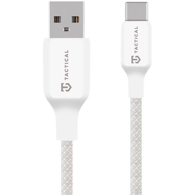 Tactical Stitch Thread Cable USB-A/USB-C 0,3 m White Tactical Stitch Thread Cable USB-A/USB-C 0,3 m White
