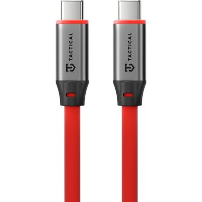 Tactical Fat Man 2.0 Cable USB-C/USB-C 1 m Red Tactical Fat Man 2.0 Cable USB-C/USB-C 1 m Red