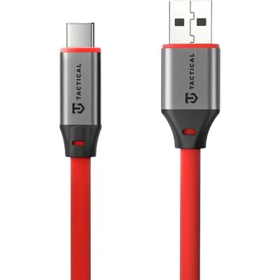 Tactical Fat Man 2.0 Cable USB-A/USB-C 1 m Red Tactical Fat Man 2.0 Cable USB-A/USB-C 1 m Red