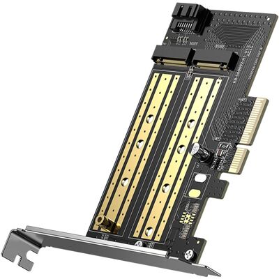 UGREEN M.2 M-Key+M.2 B-Key to PCI-E 3.0 × 4 Expansion Card UGREEN M.2 M-Key+M.2 B-Key to PCI-E 3.0 × 4 Expansion Card