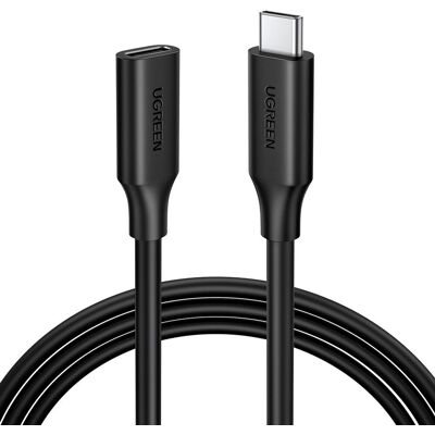 Ugreen USB-C/M to USB-C/F Gen2 5A Extension Cable 1 m (Black) Ugreen USB-C/M to USB-C/F Gen2 5A Extension Cable 1 m (Black)